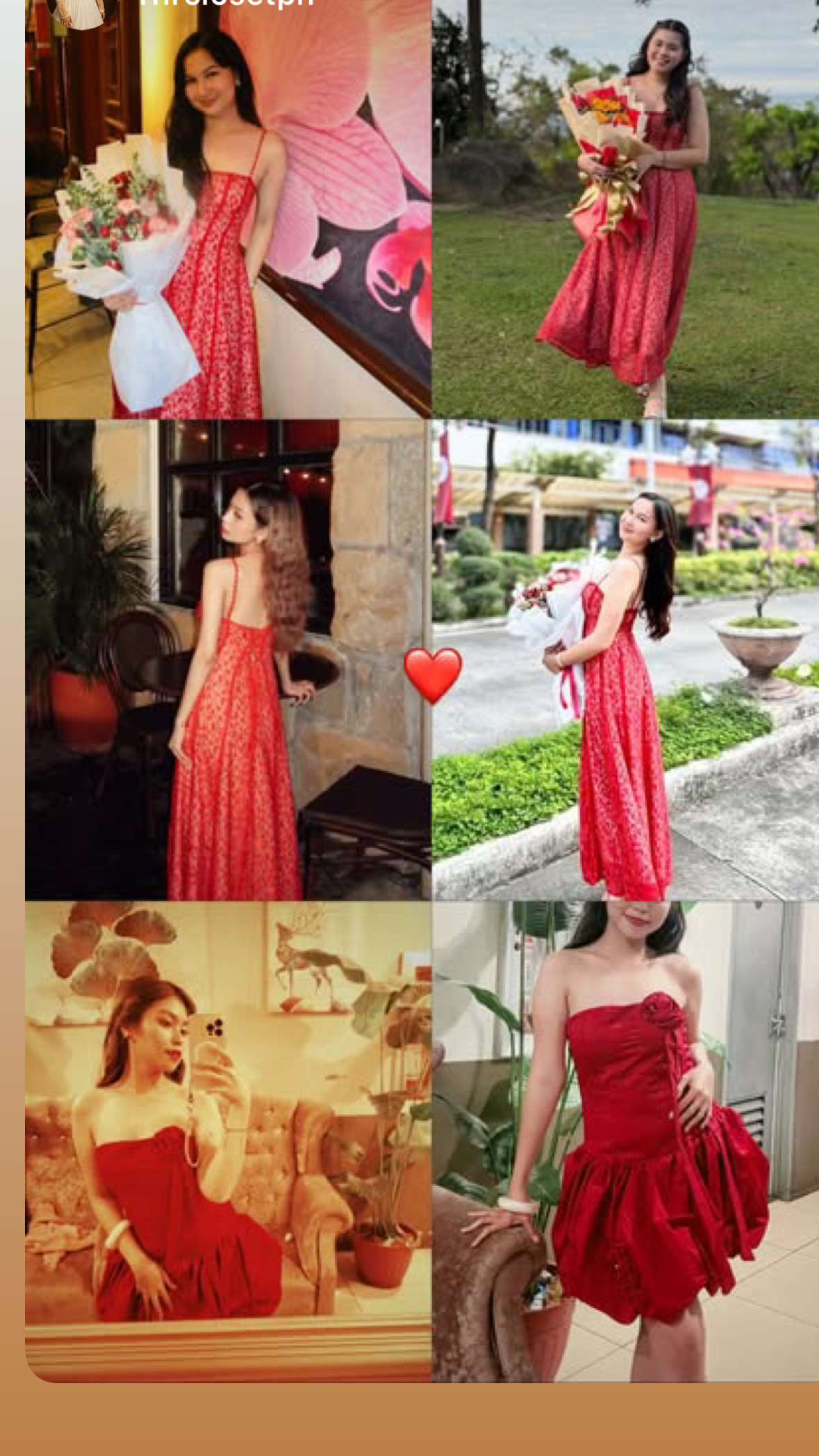 Red Dress Customers — Various Occasions
